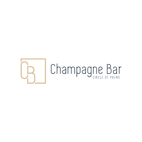 Luxury and modern Champagne Bar logo Design réalisé par subahman