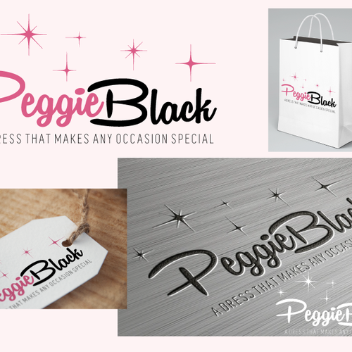 Create a captivating pinup logo design with a twist for Peggie Black Design by Maya984