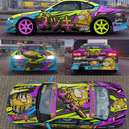 Livery for a competition drift car (Silvia S15) Design by aricaturrash