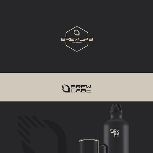 Design by cici0 titled "Create a modern logo for a high tech nanobrewery"