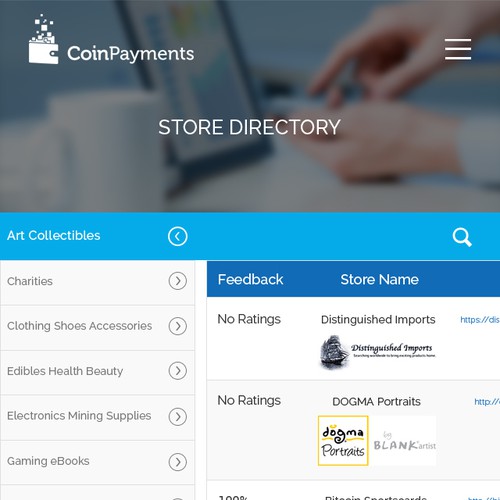 Coinpayments.net Bootstrap 3-Compatible Deisgn Contest Design by KashiArts