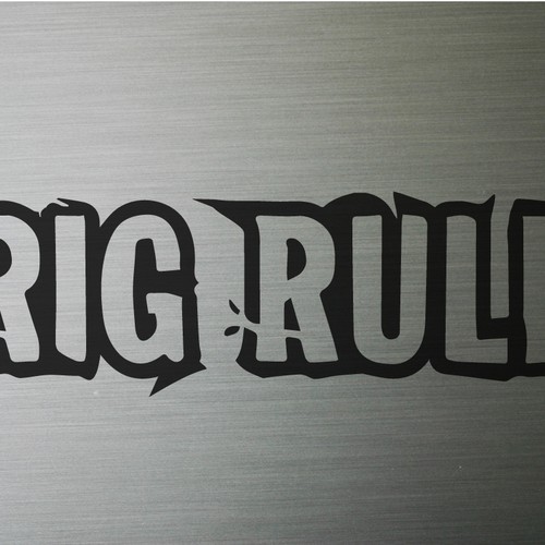 Rig Rule needs Lettering Design (wordmark) Design by vanacallegari