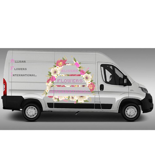 Design a Flower Delivery Van for Alissar Flowers International Car