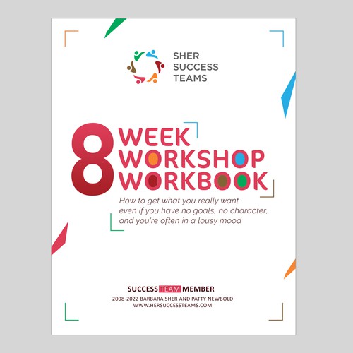 Workbook front cover for adults with big dreams - make me smile Design by Hanishniv