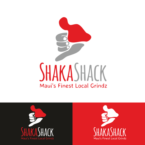 Diseño de Shaka Shack - Maui Food Cart Franchise Logo de Bender Design