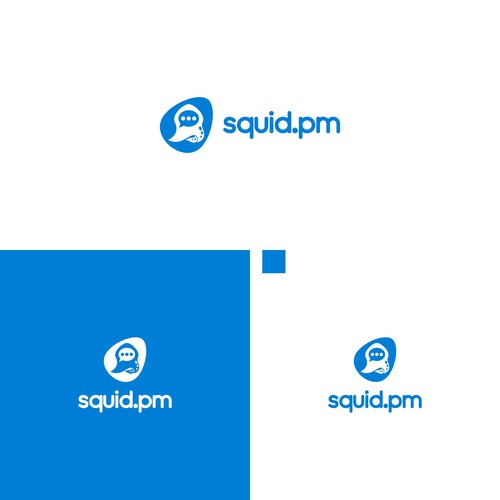 Design a squid logo for a messaging app/website/social network Design by DJstudio