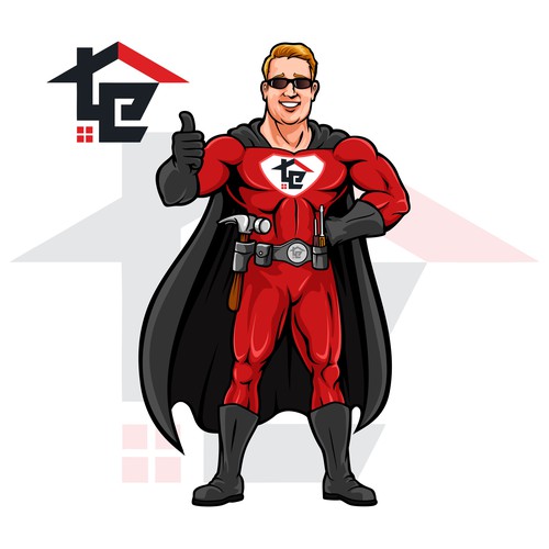 Captain Rooftop Protector of home exteriors Design réalisé par brint'X