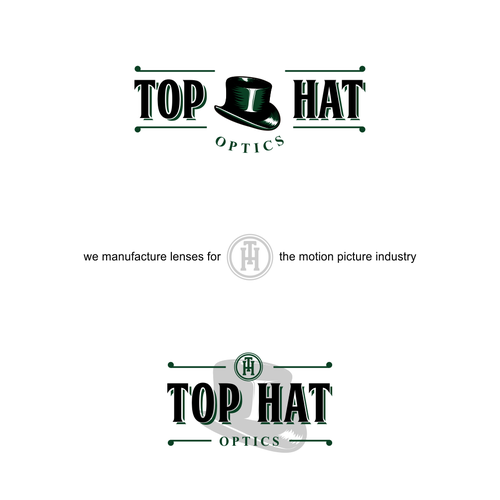 "Top Hat" Logo Design von elmantastic