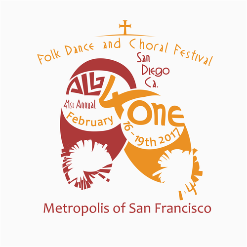Greek Folk Dance and Choral Festival Annual Logo Design by bessstyle