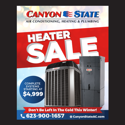 Newpaper Ad For Heating, Ventilation, and Air Conditioning (HVAC) Company - Wireframed and Ready! Design by Bennah