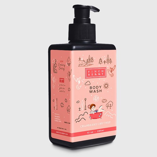 Create body wash label for large bath and body company Design by Design_byMe