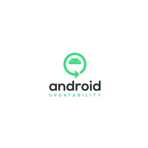 Android Updatability Team Logo Design by Rekker
