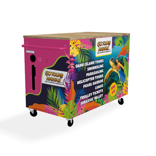 Kiosk signage design - Activity Booth Design by Vitalia.m