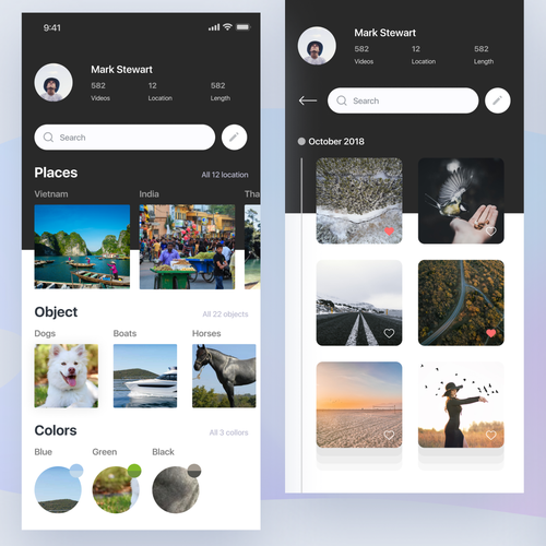 Visually Stunning Designer Inspired to Help Bring a Global Storytelling App to Life Design by ARTURDSGN