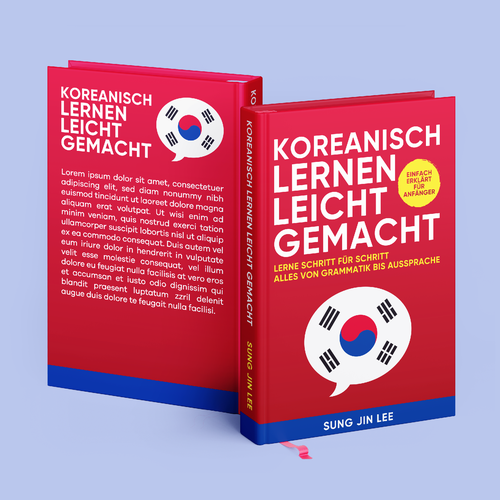 Learning Korean Book Cover Design by OUYA Studio