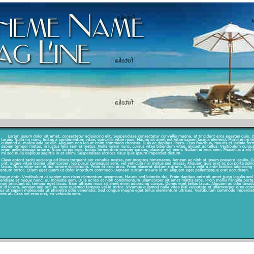 1-3 Page Website Template Design von dkhall_designs