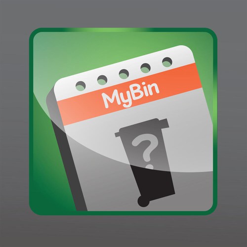 icon or button design for MyBin iPhone App デザイン by Szatt