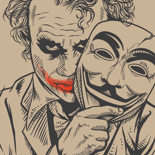 Tattoo Designs - Joker Anonymous-ontwerp door daniicahya