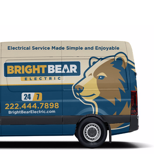 Create a captivating van wrap for Bright Bear Design by theANUNGs