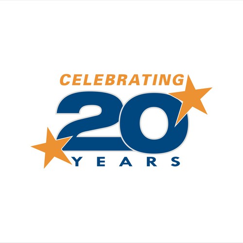 Celebrating 20 years LOGO デザイン by malih