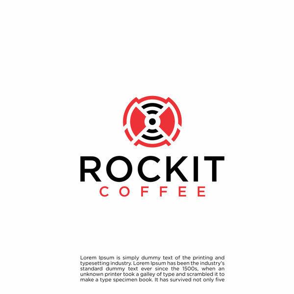 Design by Actoric Jr titled "ROCKIT COFFEE"