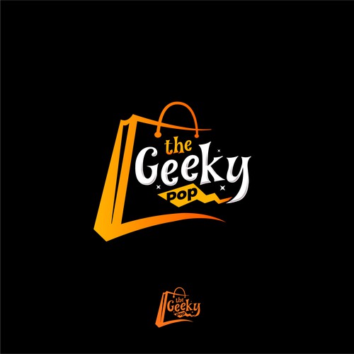 create a modern logo for a geek site Design by DX Raven Design