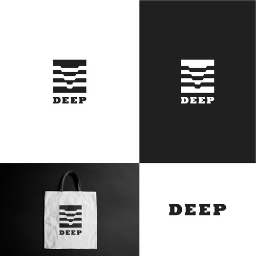 Designs Merchandise logo with wellness and deep philosophy Logo