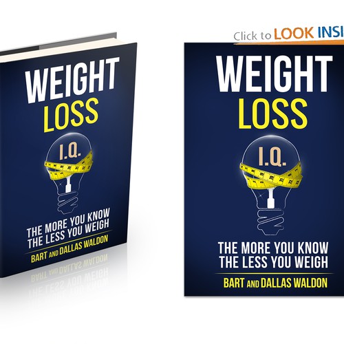 Design a creative and simple cover for weight loss book Design by IBSEG