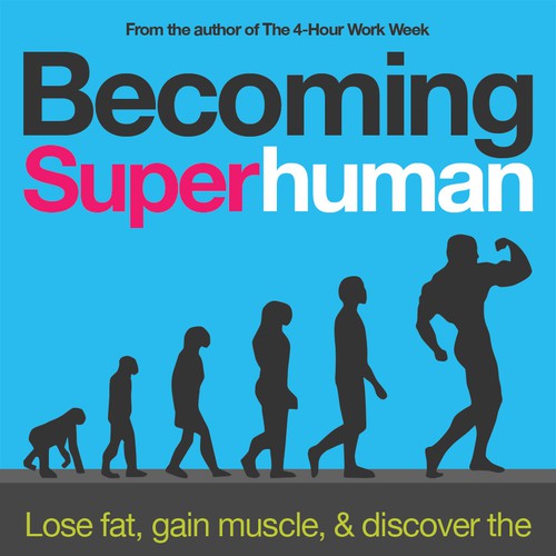 "Becoming Superhuman" Book Cover Réalisé par JohnONolan