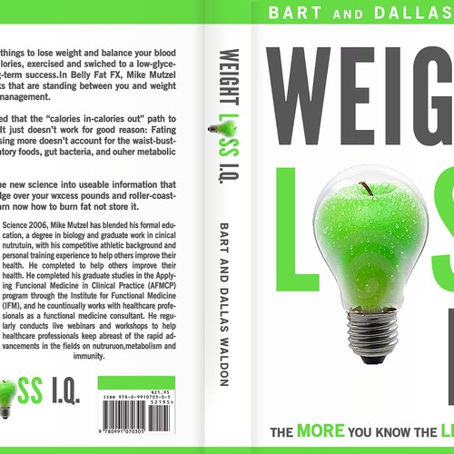 Design a creative and simple cover for weight loss book Design by Milica M.