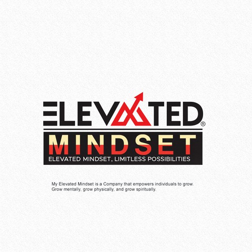 Design a powerful logo that will be seen globally by those who want to elevate their mindset! Design by studioONE