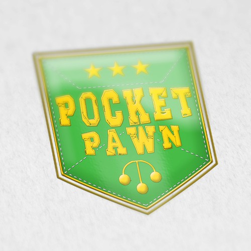 Create a unique and innovative logo based on a "pocket" them for a new pawn shop. Ontwerp door mrccaris