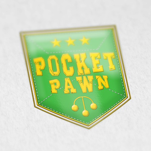 Create a unique and innovative logo based on a "pocket" them for a new pawn shop. Design von mrccaris