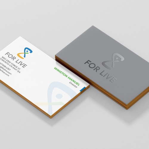 Design a suitable business card for 'For Life' Design by Birendra Chandra Das