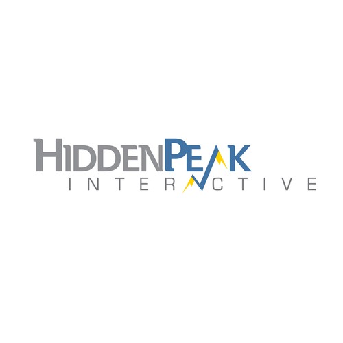 Logo for HiddenPeak Interactive Design by alexkeo