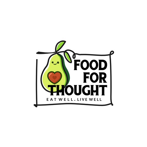 Fresh, Playful Island-Inspired Logo for Food For Thought – Organic Café & Market in the Florida Keys Design by nindadian