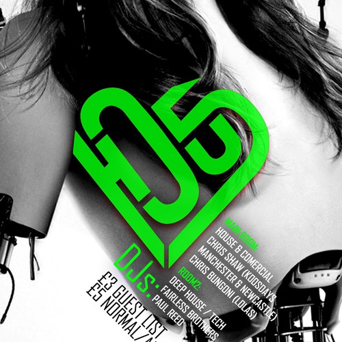 ♫ Exciting House Music Flyer & Poster ♫ Diseño de AAAjelena