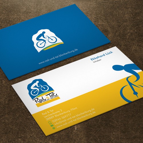 **modern Bike-store needs Business-Cards** Design by Xclusive16