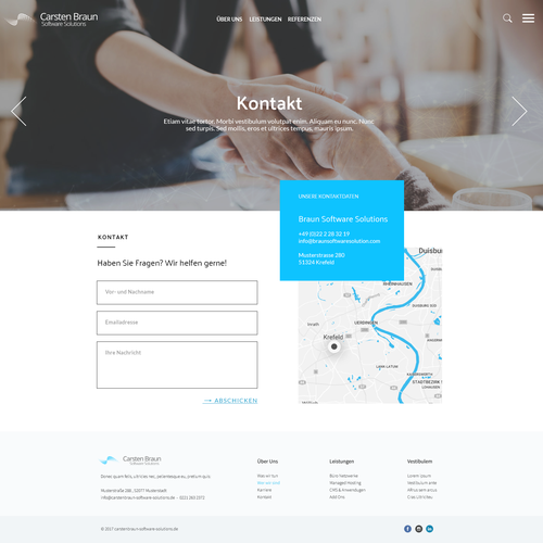 Proposta di design per un contest della categoria Design di sito web realizzata da malzi.