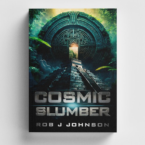 Cover design for Scifi book "Cosmic Slumber" Design by -Saga-