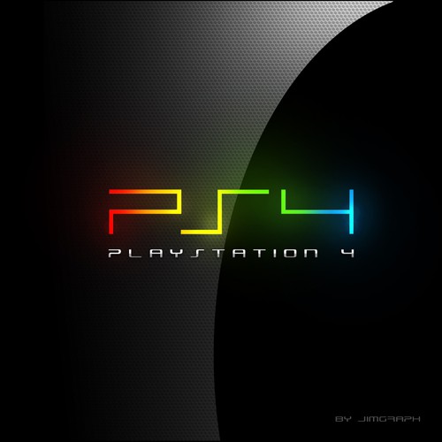 Community Contest: Create the logo for the PlayStation 4. Winner receives $500! Design by JimGraph
