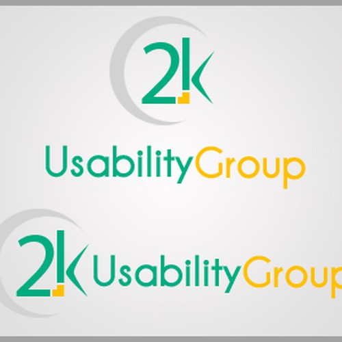 2K Usability Group Logo: Simple, Clean Réalisé par S!NG
