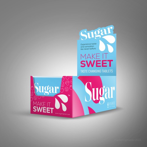 Sugar Splash Retail Display Box Design by marketingmaster