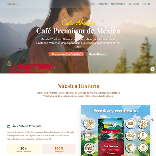 Web page design contest entry by ForAbe-Art