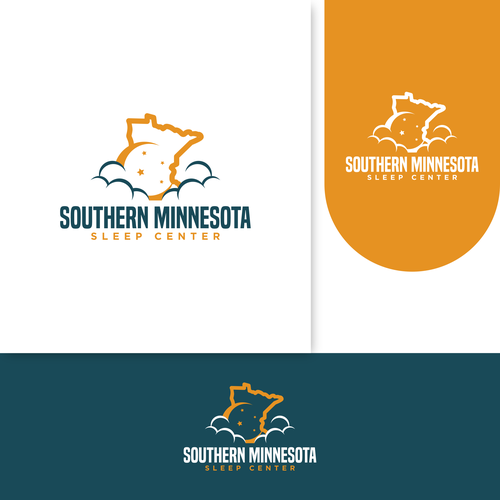 A Sleep Center logo in Southern Minnesota for breathing and sleeping better. Design by NuriCreative