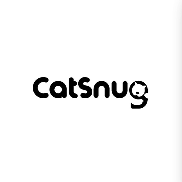 Playful logo for online informational resource for cat lovers