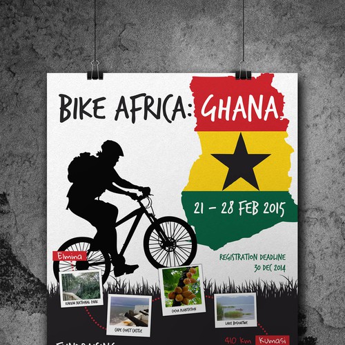 Create A Promotional Flyer For A Charity Bike Trip Through Ghana Postcard Flyer Or Print Contest 99designs