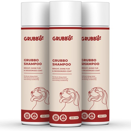 Design label for dog shampoo Design by Imee008