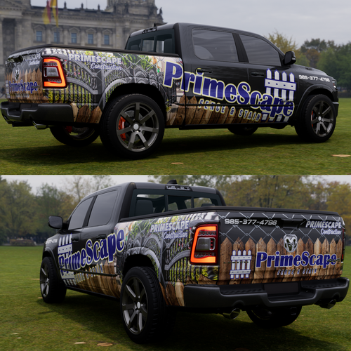 company truck wrap that looks professional and catches the eye Design by TANSA ART