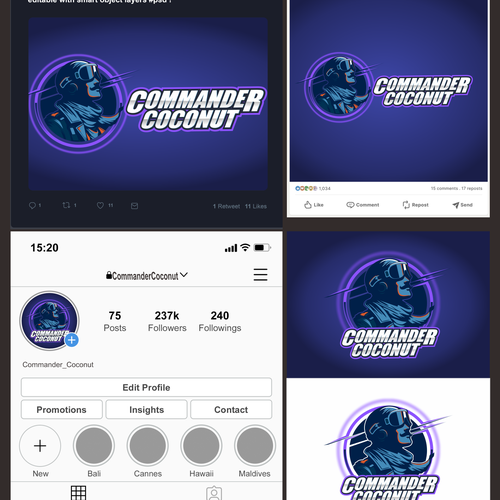Design the Face and Brand of "Commander Coconut" – A Quirky-Smart AI SaaS Startup Design by JDL's